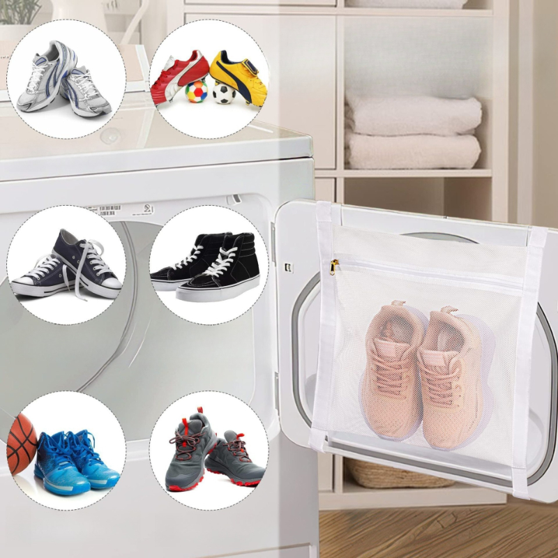 Sneaker Care Laundry - ランドリースニーカー乾燥バッグ靴ランドリーバッグ家庭用衣類帽子収納袋速乾性衣類ケアメッシュバッグ