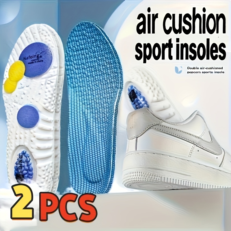 The Sneaker Care - スポーツ衝撃吸収インソールグリーン EVA エアクッション通気性アーチサポート整形外科靴パッド男性女性足ケアインソール