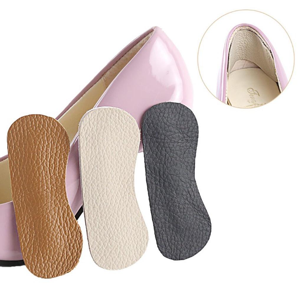 Heel Liner Grip - 靴の裏側に貼るヒールグリップ、柔らかいPUレザー製クッション、新靴の足ケア用バックパッド