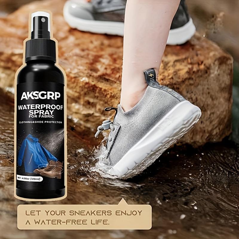 Waterproof Spray Shoe - ジャケット、靴、倉庫の布地用のナノ防水スプレー キャンプの必需品、多用途な用途、長持ちする保護、120ml