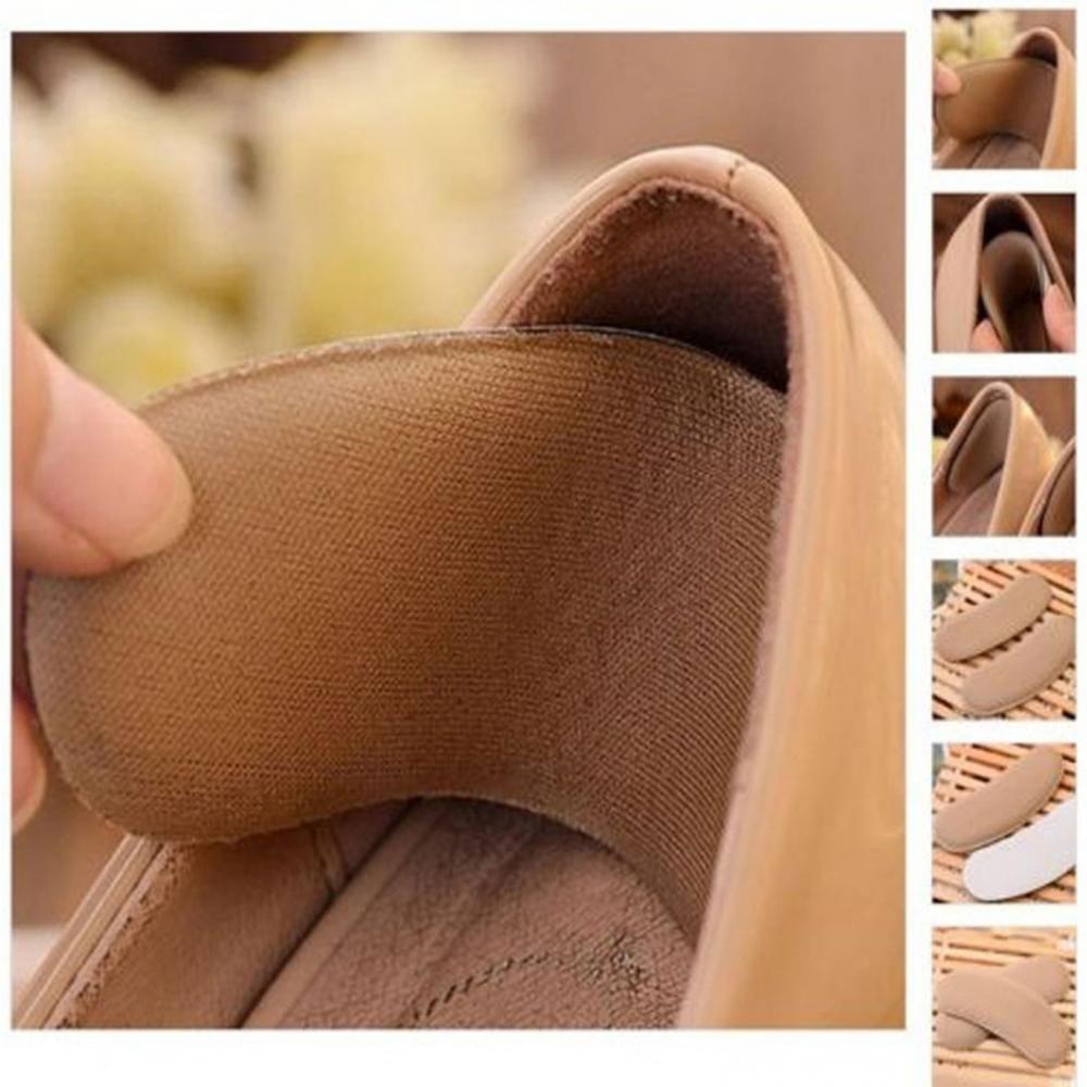 Heel Liner Grip - 5 ペア女性用ヒールライナーソフト生地粘着バックヒールグリップ靴スポンジクッションインソールパッドライナーヒールプロテクター