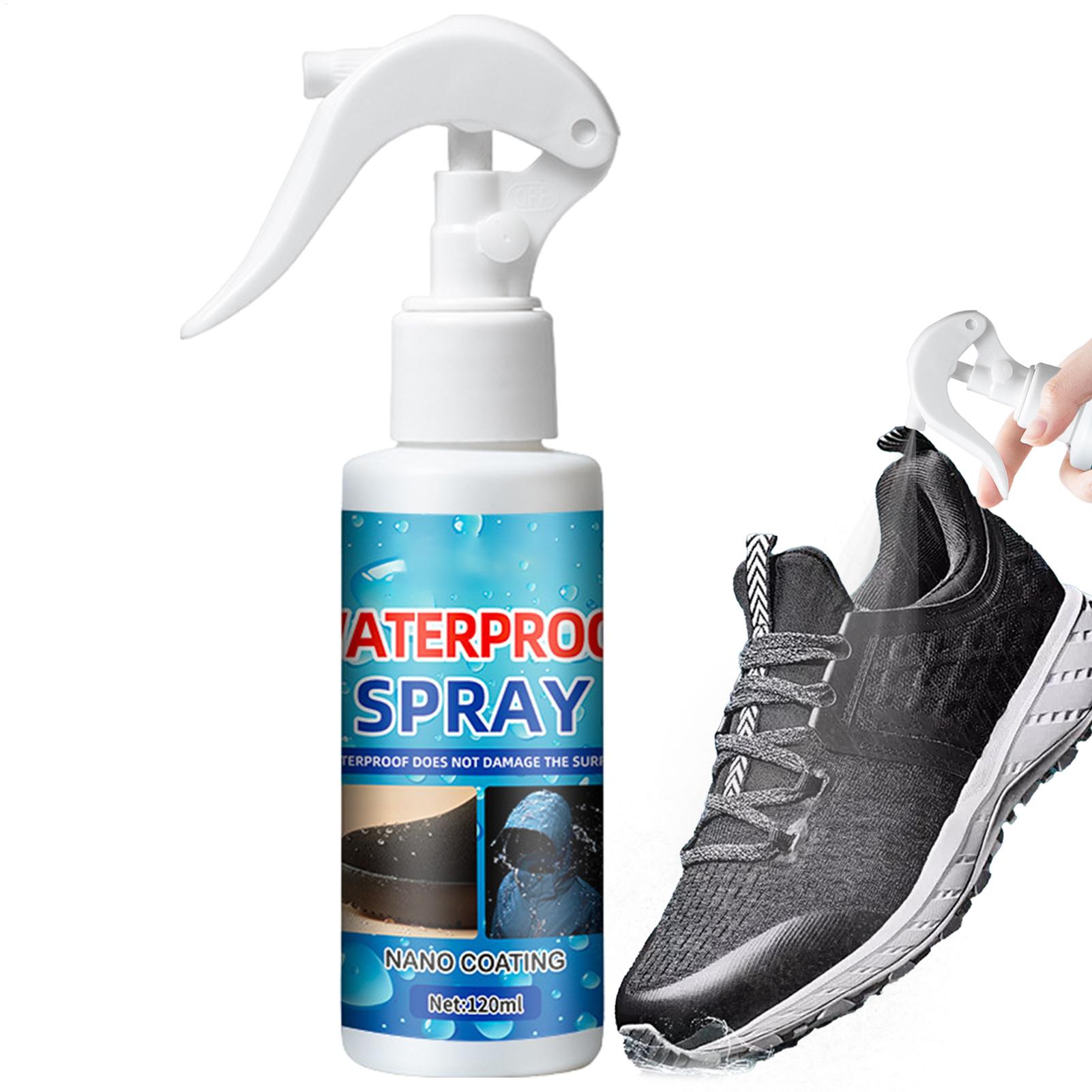 Waterproof Spray Shoe - 120 ミリリットル防水スプレー靴テニスシュープロテクタースプレー靴汚れプロテクタースプレー靴保護ツールスニーカー用