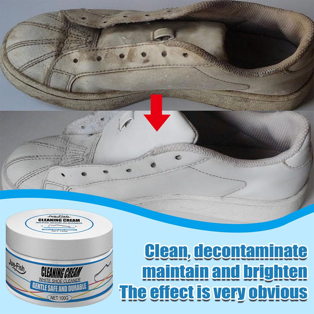 白い靴クリーニングクリーム汚れリムーバー靴美白万能クレンジン - Sneaker Cleaner のレビューと価格