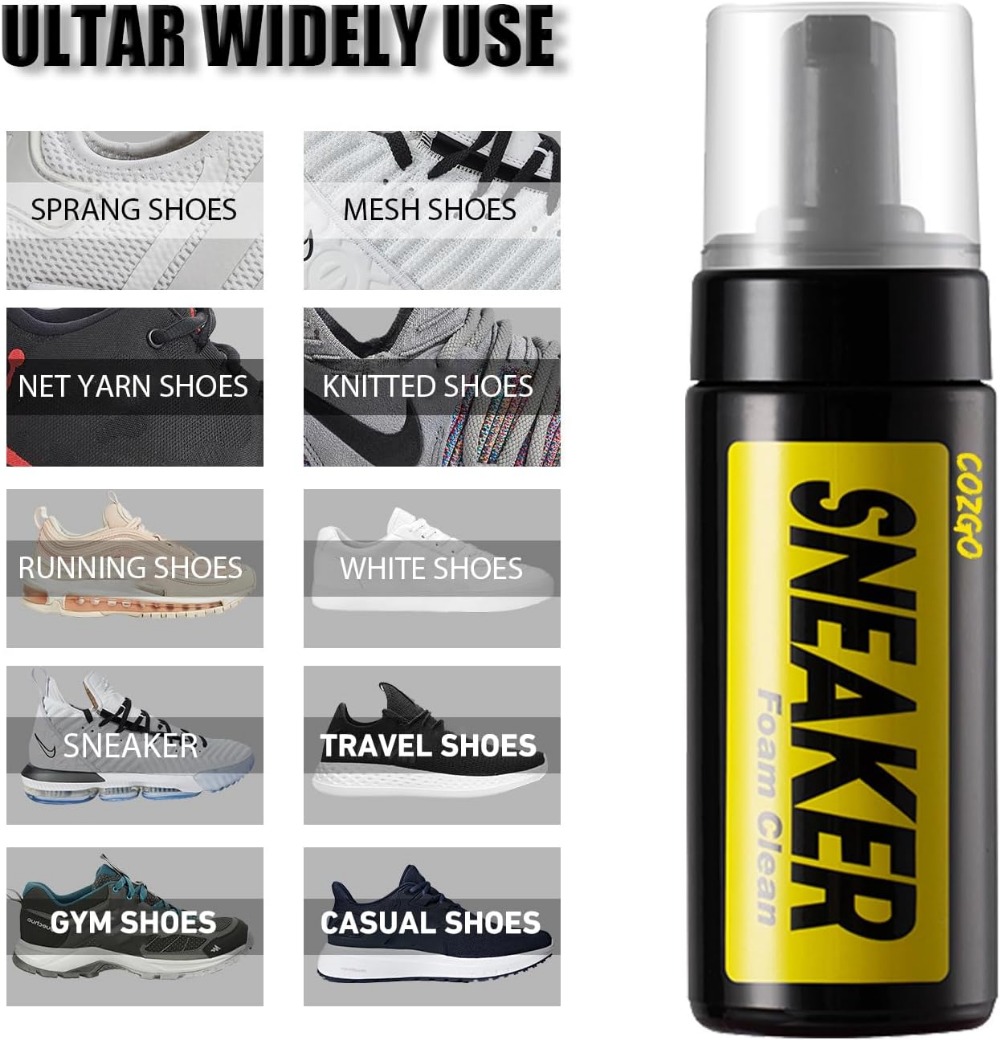 スニーカー用シューズクリーナーキット、水を使わないフォームク - Sneaker Cleaner のレビューと価格