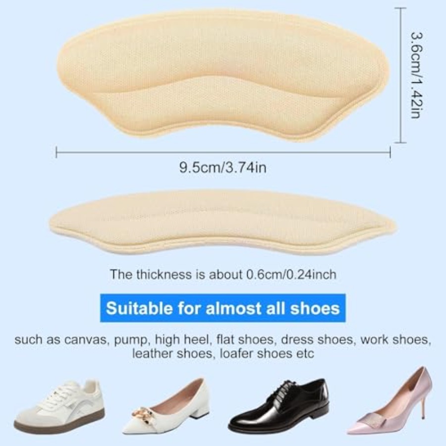 9組の靴用ヒールクッションパッド - 大きすぎる靴用ヒールパ - Heel Liner Grip のレビューと価格