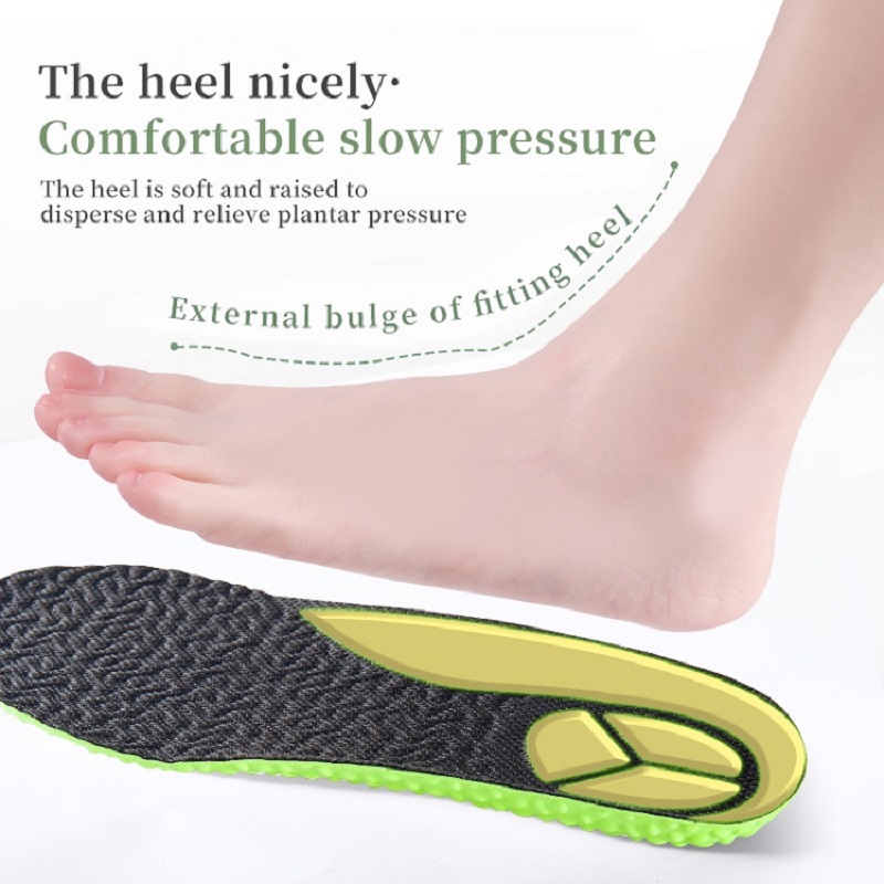 Zスポーツ衝撃吸収インソール グリーンPUメモリーフォーム  - The Sneaker Care のレビューと価格