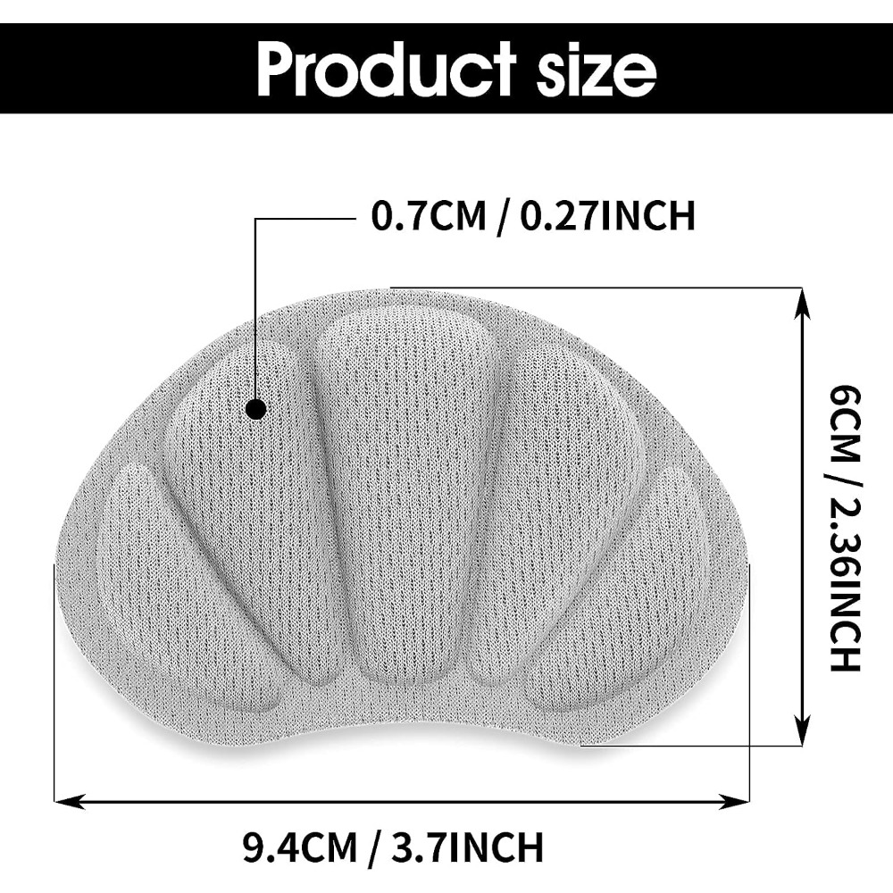 トリプルパックヒールグリップパッド：粘着性、クッション性、水 - Heel Liner Grip のレビューと価格