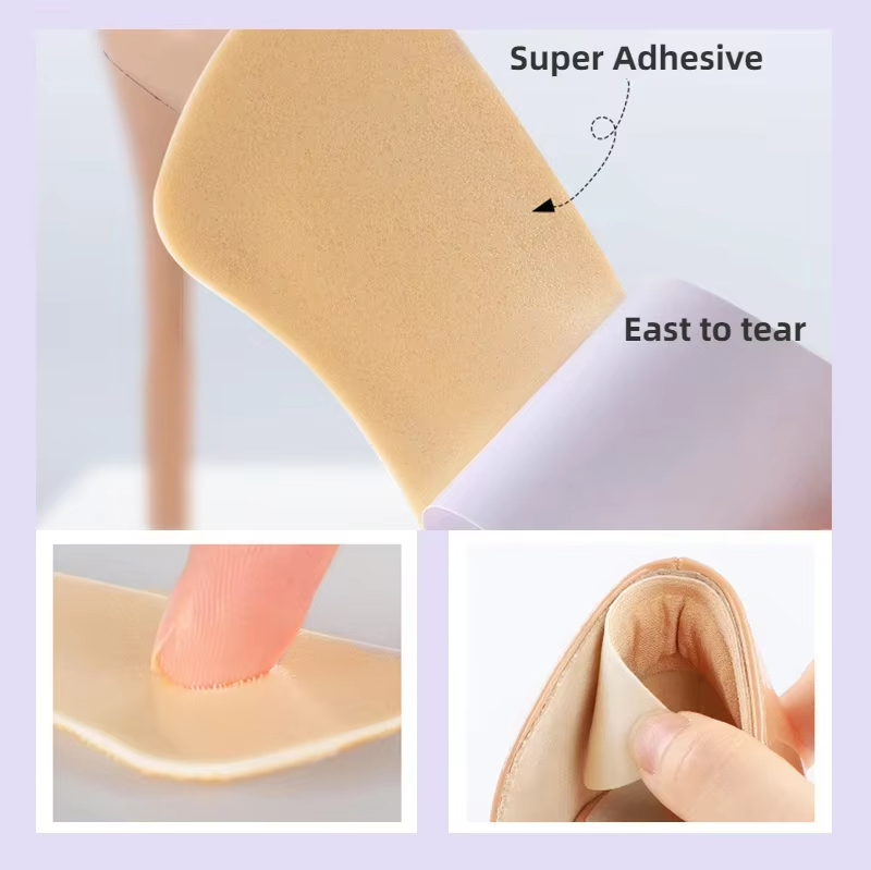 ファッション 2 個実用的な粘着性のある生地の靴バックヒール - Heel Liner Grip のレビューと価格