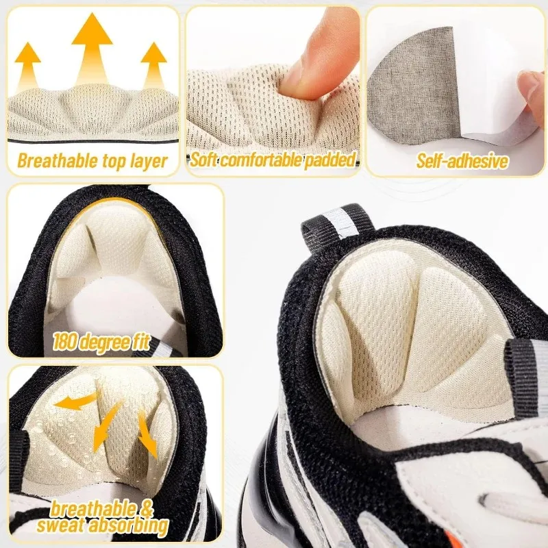 スポーツランニングシューズ用インソールパッド 調節可能なヒー - Heel Liner Grip のレビューと価格