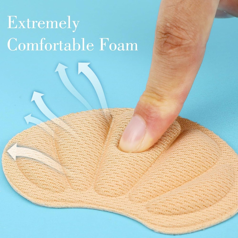 靴のずれを防ぐ二重粘着グリップ付きクッションパッド、再利用可 - Heel Liner Grip のレビューと価格