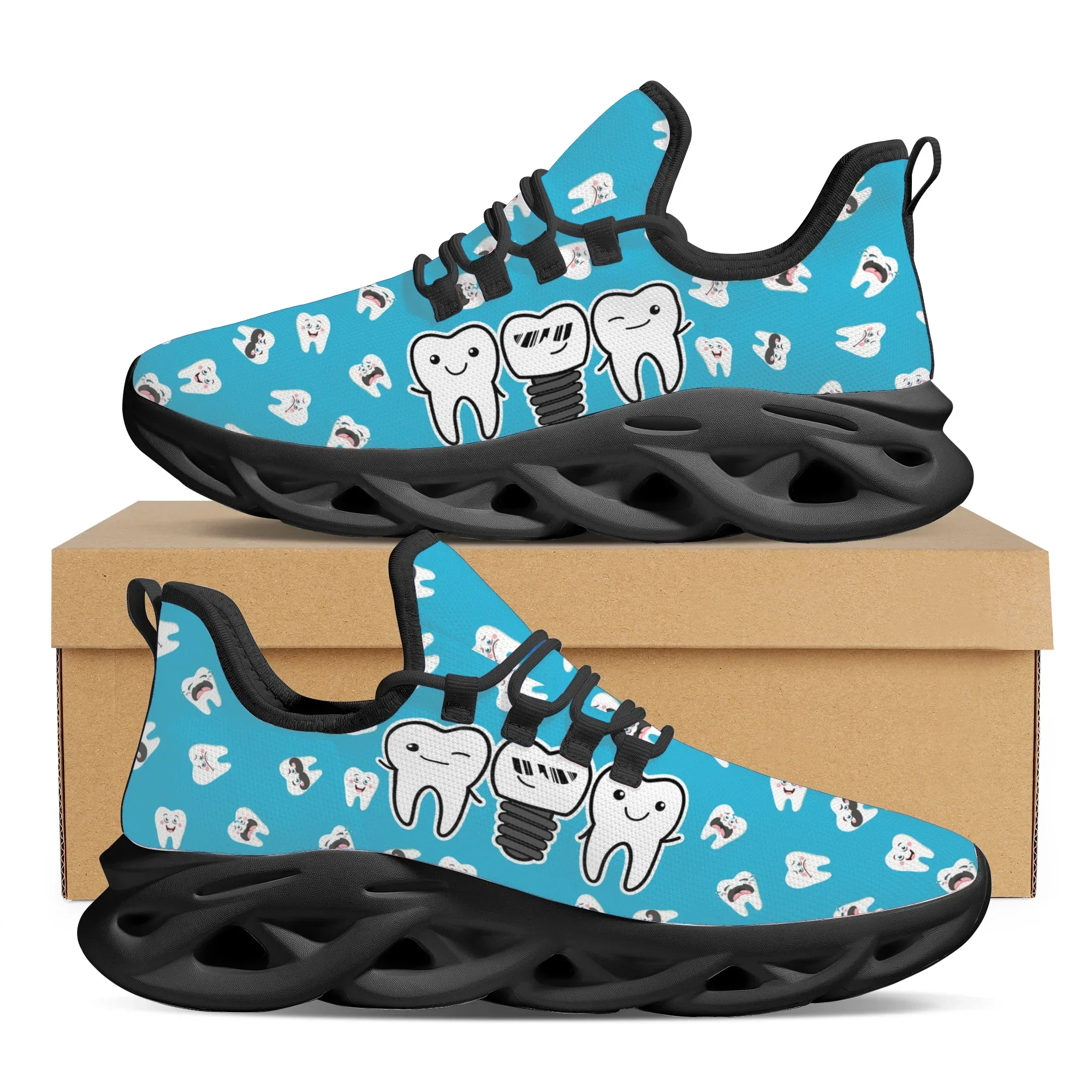 グラデーションかわいいクラウン歯プリントスニーカーファッショ - Sneaker Career のレビューと価格