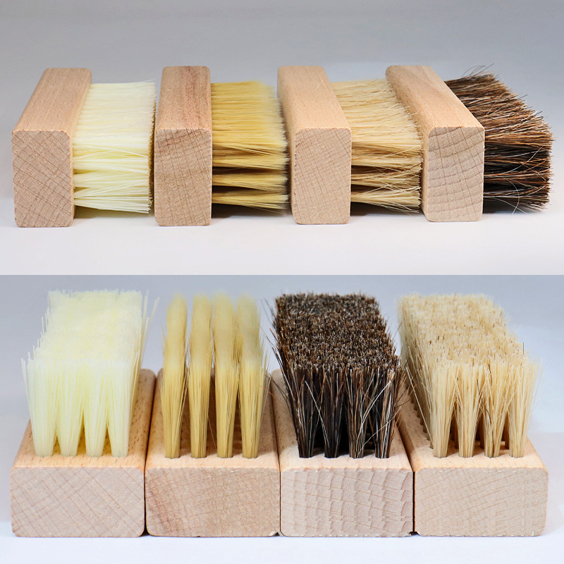 豚の毛の靴掃除ブラシ,スニーカーブラシ,竹ハンドルクリーナー - Sneaker Care Kit のレビューと価格