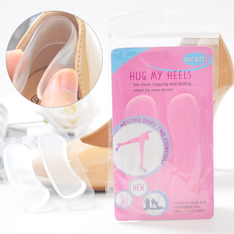 シリコーンゲル女性靴用インソールハイヒール粘着ヒールライナー - Heel Liner Grip のレビューと価格