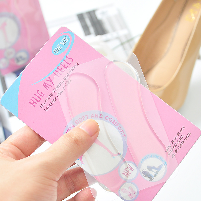 シリコーンゲル女性靴用インソールハイヒール粘着ヒールライナー - Heel Liner Grip のレビューと価格