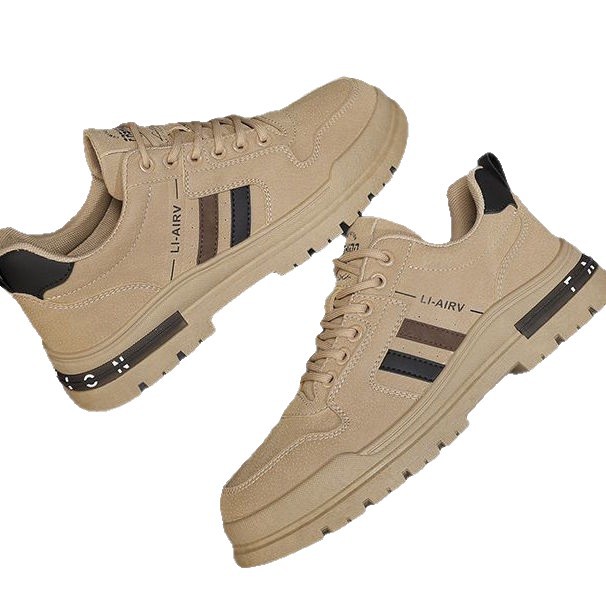 春夏用プラスサイズシューズ アウトドア滑り止め作業靴 レザー - Sneaker Career のレビューと価格