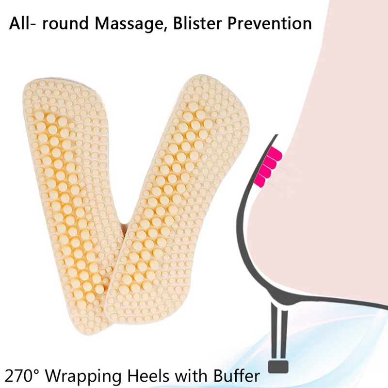 ソフトシリコンインソール,1ペア,シリカゲル生地,靴パッド, - Heel Liner Grip のレビューと価格