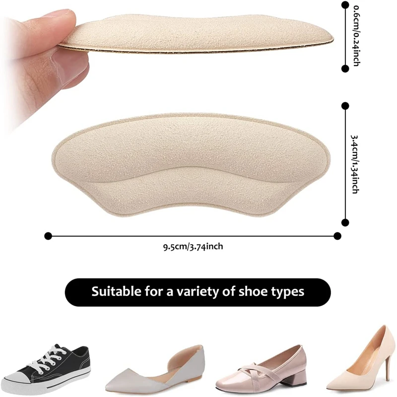 女性用靴インソール ハイヒールパッド サイズ調整可能 粘着ヒ - Heel Liner Grip のレビューと価格