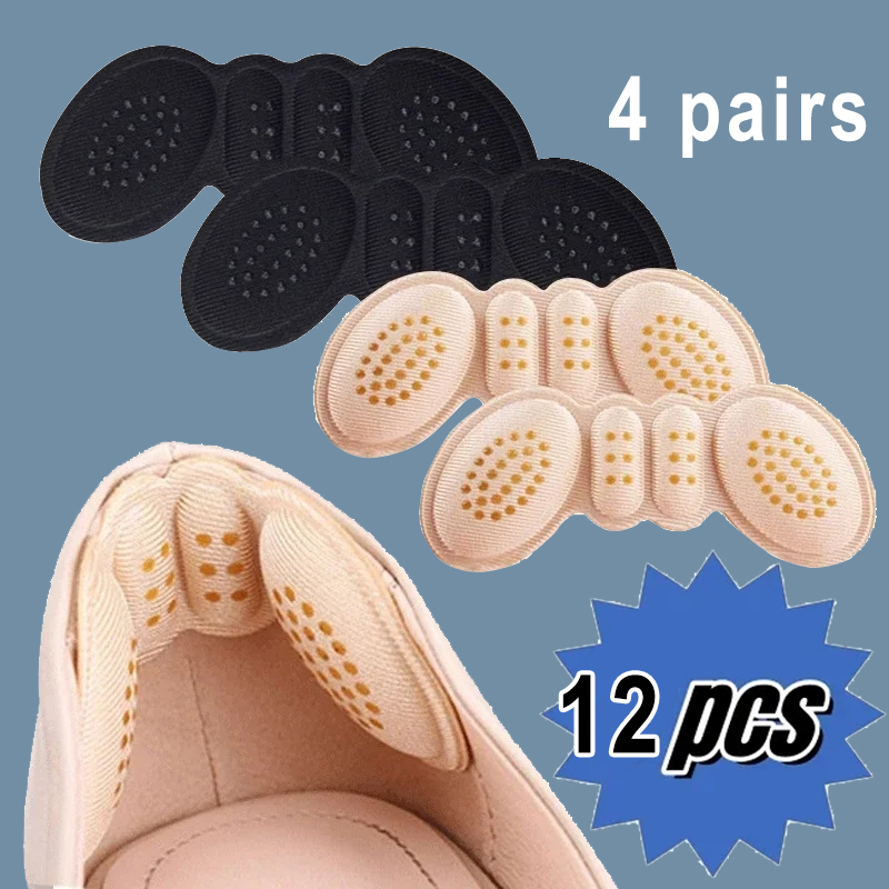 4 ペアの靴用ヒールパッド大きすぎるヒールグリップライナーク - Heel Liner Grip のレビューと価格