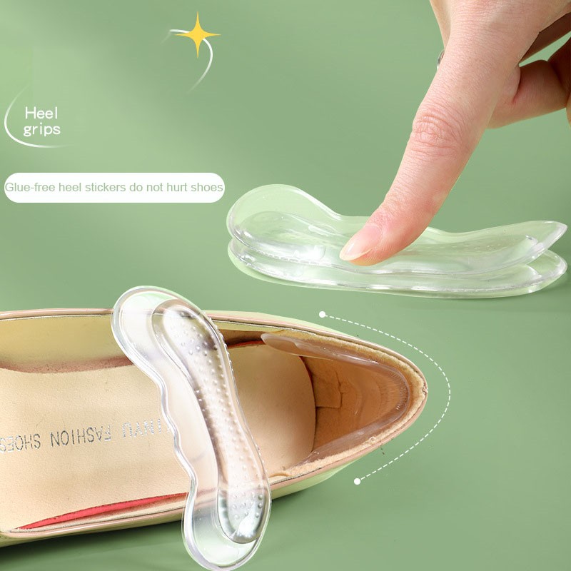 シリコーンハイヒールヒールパッド女性ヒールライナーグリッププ - Heel Liner Grip のレビューと価格