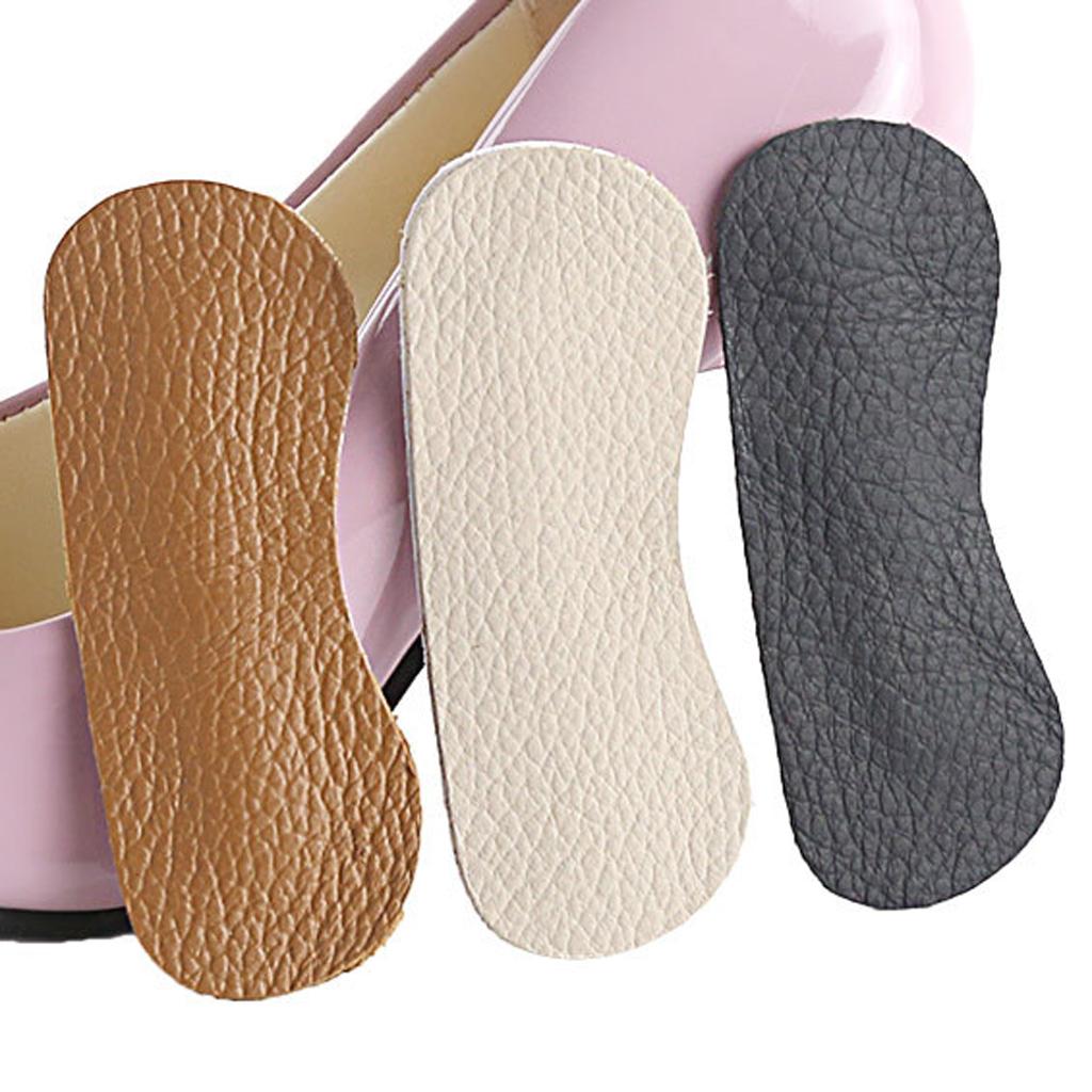 靴の裏側に貼るヒールグリップ、柔らかいPUレザー製クッション - Heel Liner Grip のレビューと価格