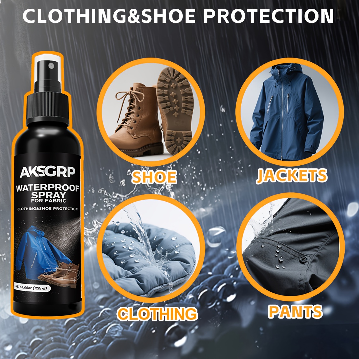 ジャケット、靴、倉庫の布地用のナノ防水スプレー キャンプの必 - Waterproof Spray Shoe のレビューと価格