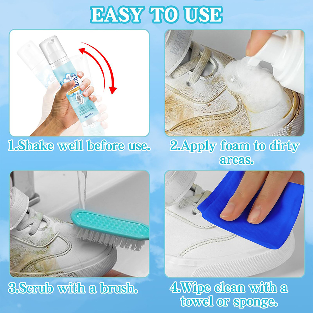 靴クリーニングキット、スニーカークリーナー、汚れや汚れを除去 - Sneaker Cleaner のレビューと価格